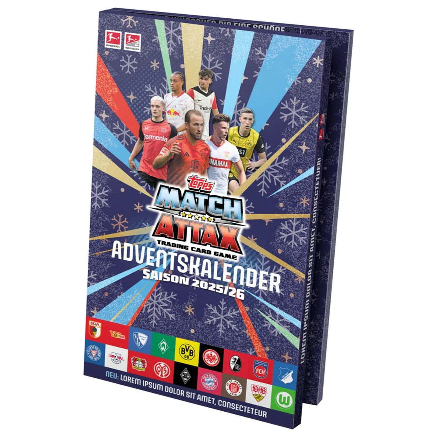 Bundesliga Match Attax Trading Cards 2025/26 Advent calendar  product photo