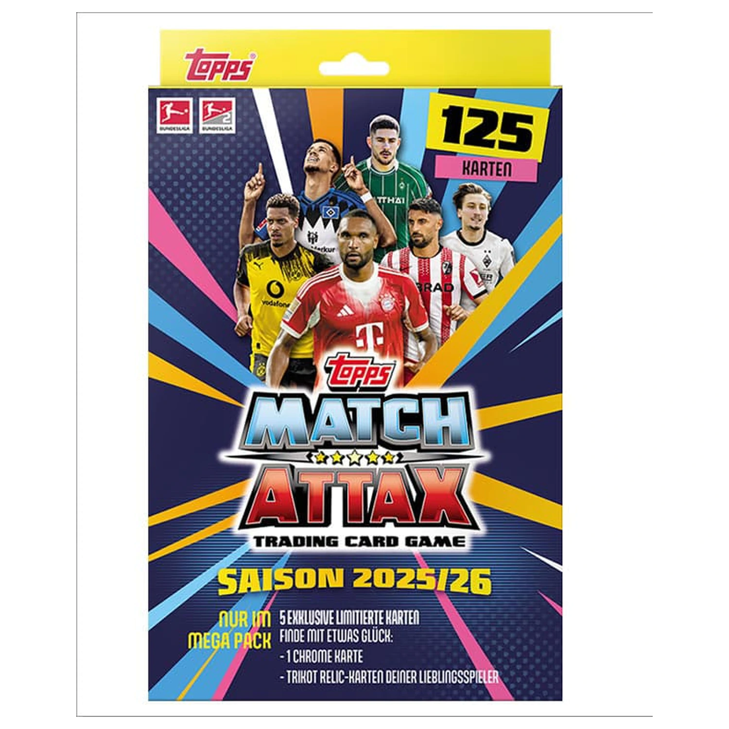 Bundesliga Match Attax Trading Cards 2025/26 Mega Pack product photo