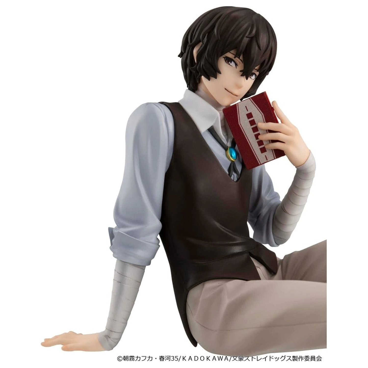 Bungo Stray Dogs G.E.M. Series PVC Figure Dazai san Palm Size product photo