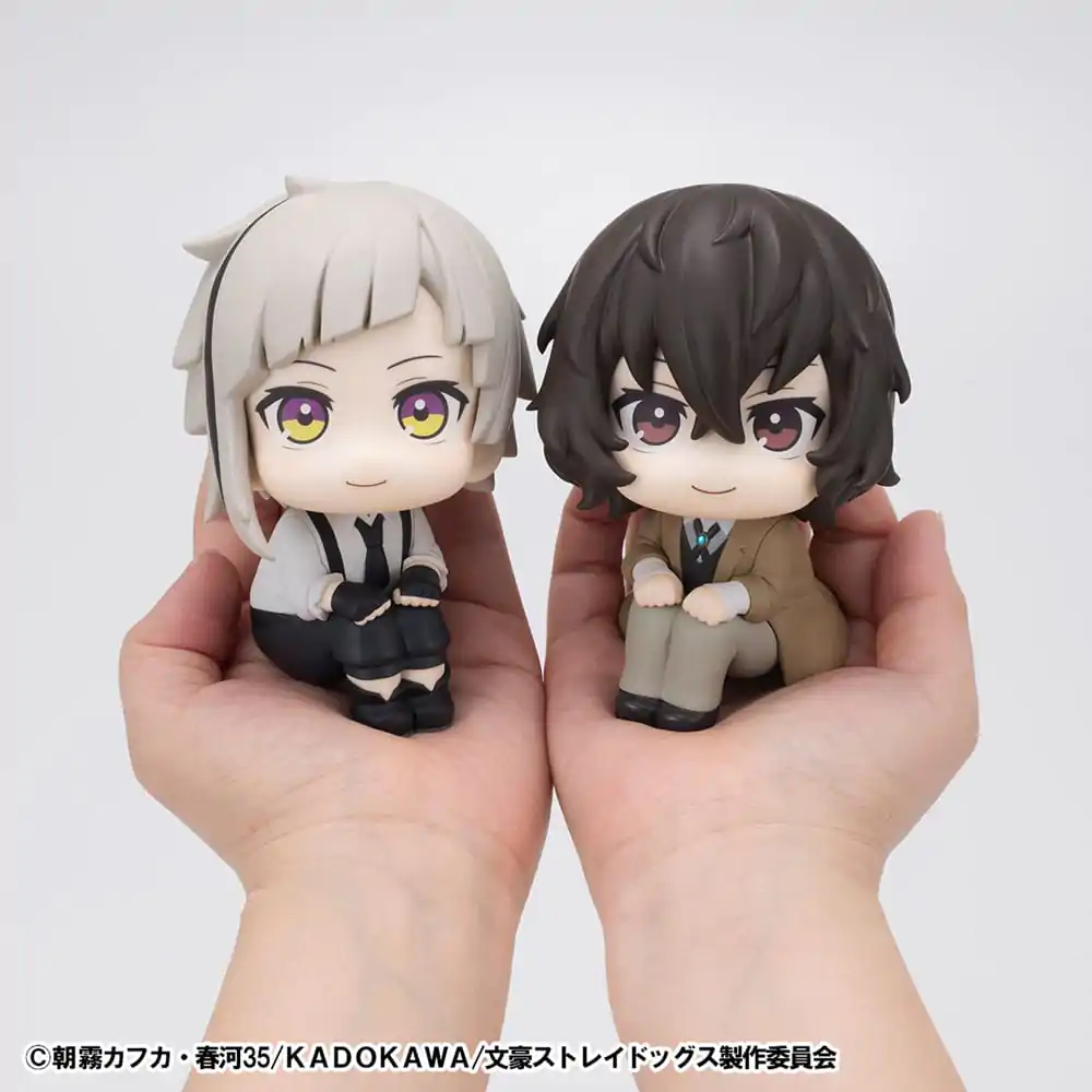 Bungo Stray Dogs Look Up PVC Statue Atsushi Nakajima &amp; Osamu Dazai Set (with gift) 11 cm product photo