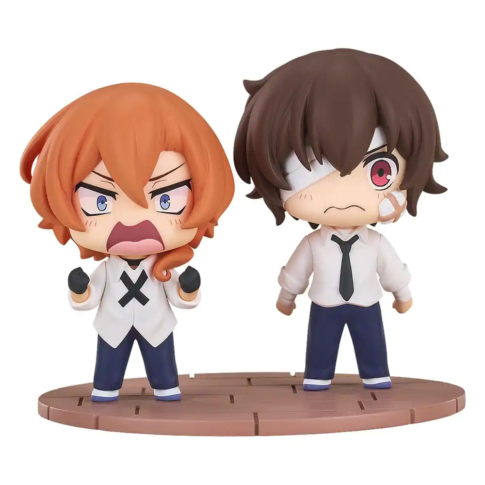 Bungo Stray Dogs Wan! Chibi Figures Osamu Dazai & Chuya Nakahara: Fourteen-Year-Old Ver. 8 cm termékfotó