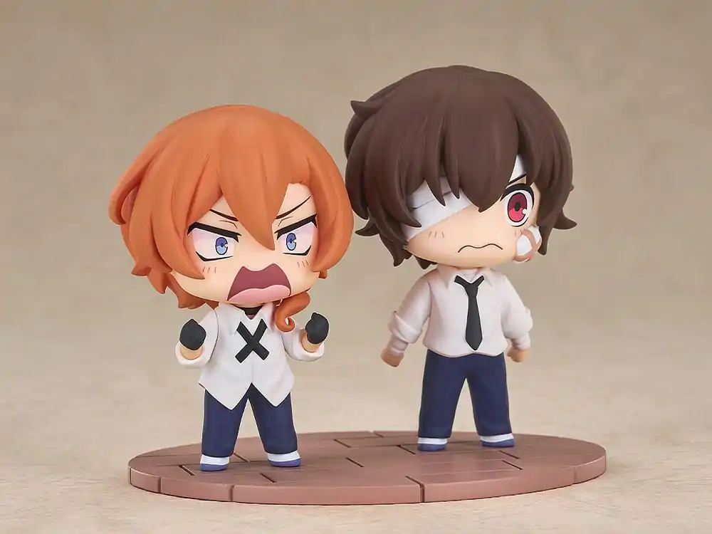 Bungo Stray Dogs Wan! Chibi Figures Osamu Dazai & Chuya Nakahara: Fourteen-Year-Old Ver. 8 cm termékfotó