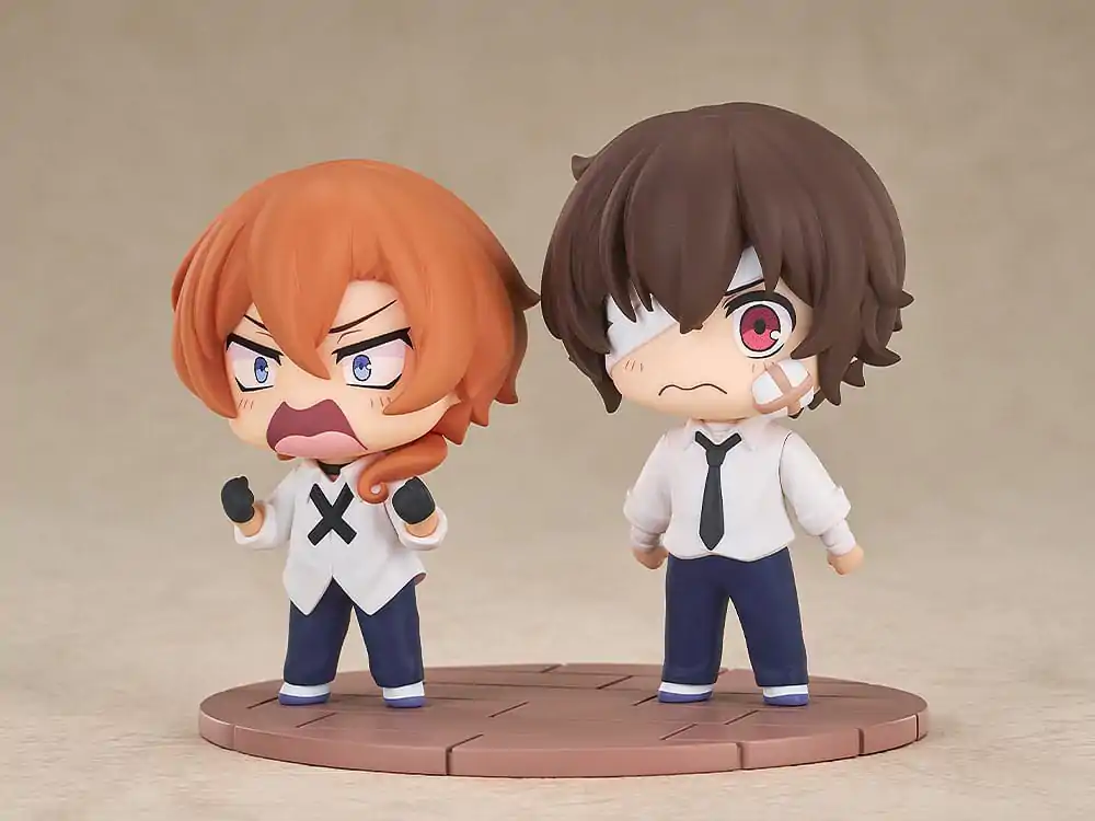 Bungo Stray Dogs Wan! Chibi Figures Osamu Dazai & Chuya Nakahara: Fourteen-Year-Old Ver. 8 cm termékfotó