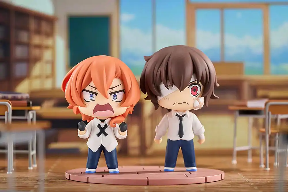 Bungo Stray Dogs Wan! Chibi Figures Osamu Dazai & Chuya Nakahara: Fourteen-Year-Old Ver. 8 cm termékfotó