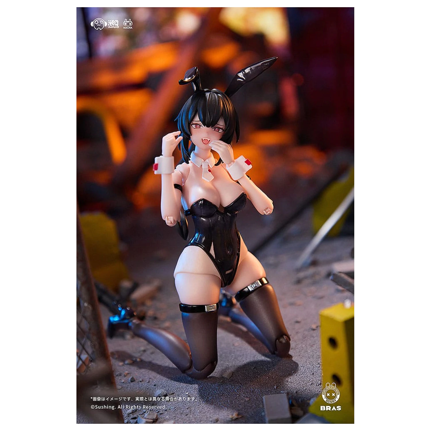 Bunny Rapid Action Squad Action Figure 1/12 Attacker Runa 16 cm   product photo