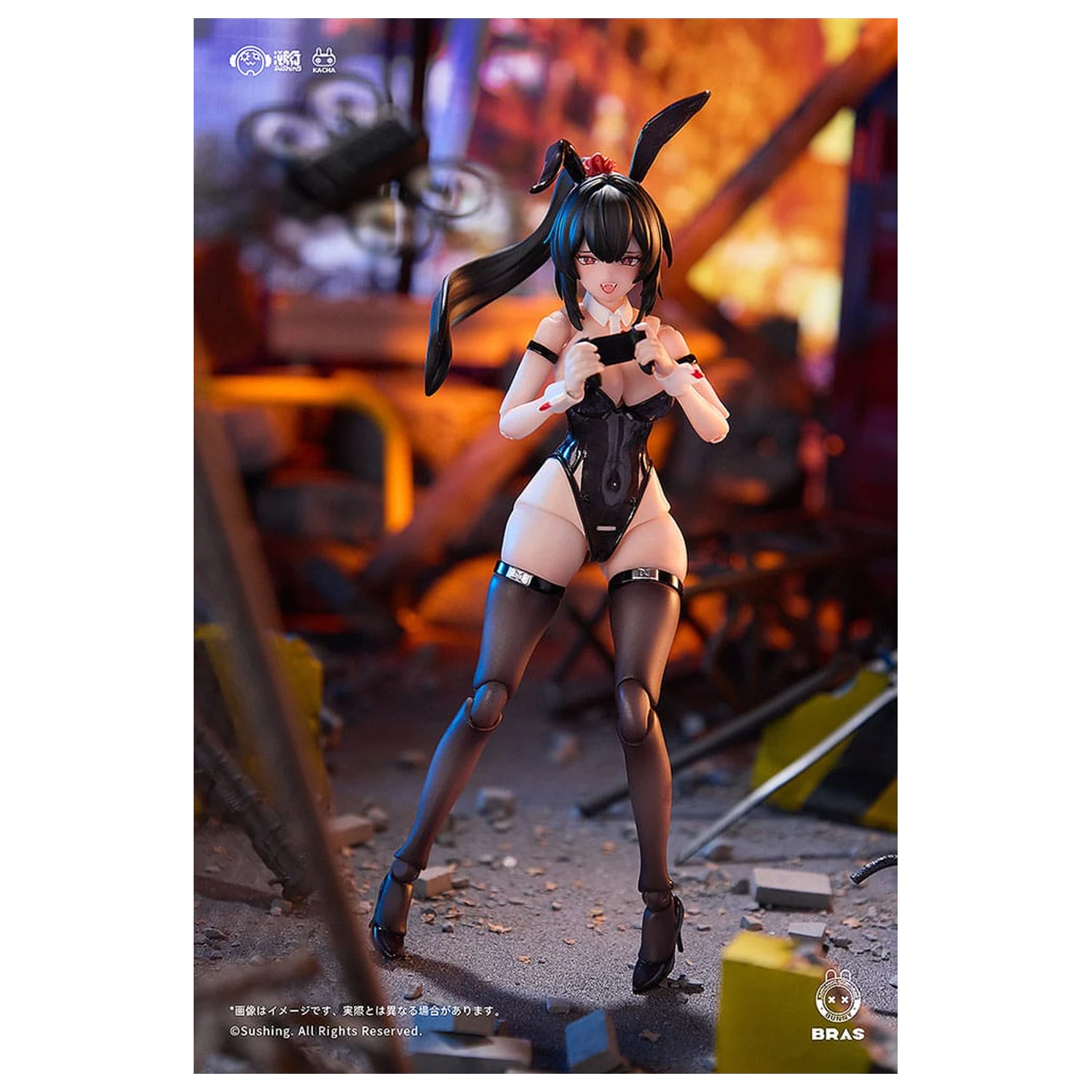Bunny Rapid Action Squad Action Figure 1/12 Attacker Runa 16 cm   product photo
