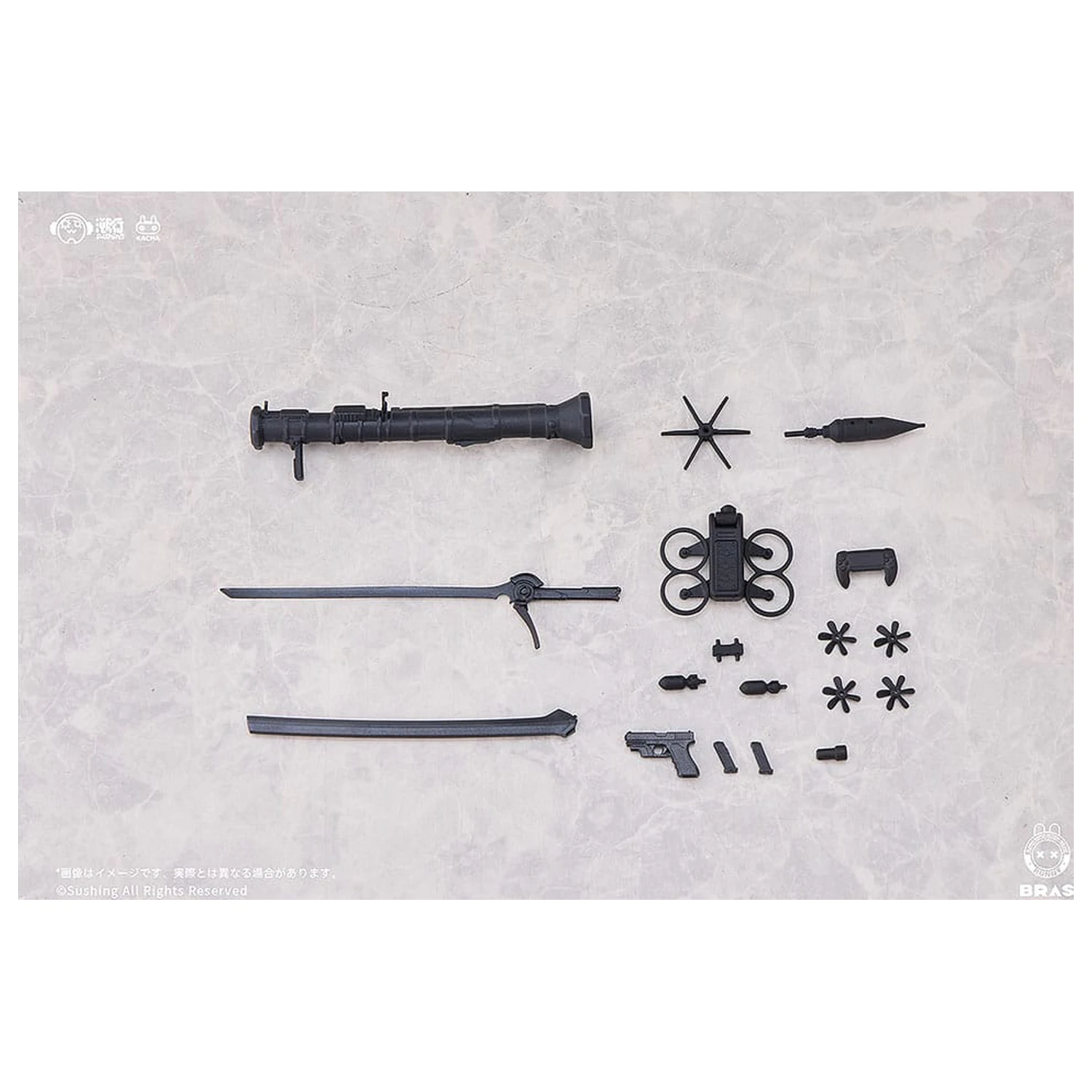 Bunny Rapid Action Squad Action Figure 1/12 Attacker Runa 16 cm   product photo