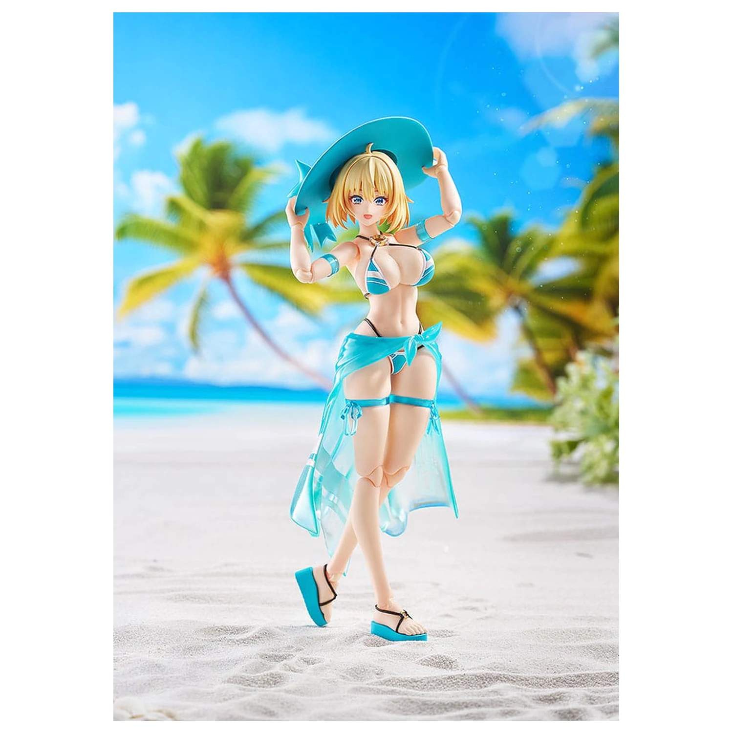 Bunny Suit Planning Figma Action Figure Sophia F. Shirring: Swimsuit Ver. 15 cm  product photo