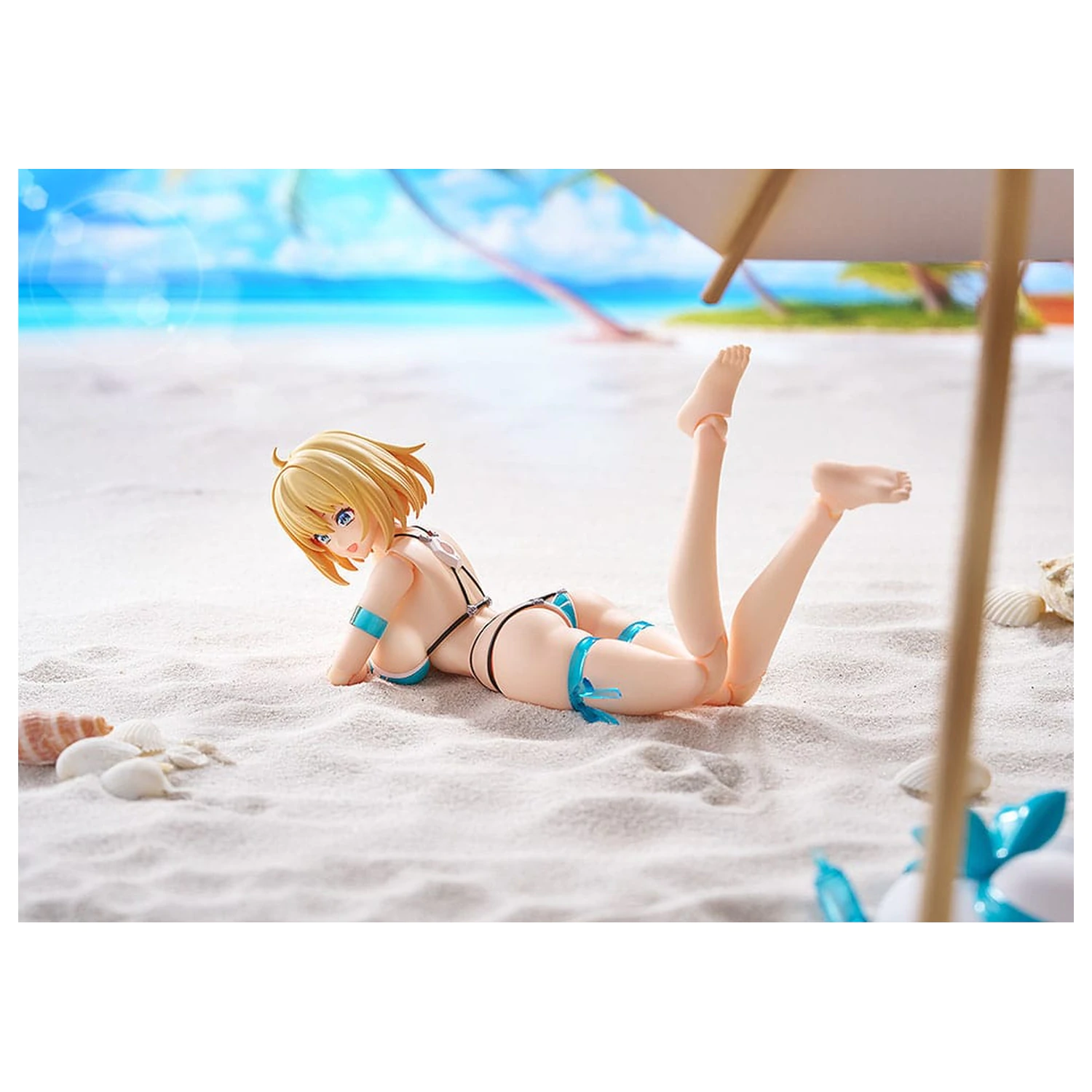 Bunny Suit Planning Figma Action Figure Sophia F. Shirring: Swimsuit Ver. 15 cm  product photo
