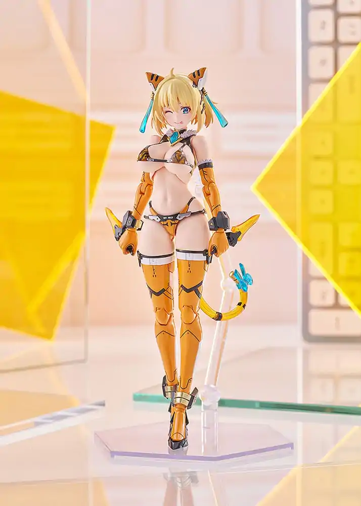 Bunny Suit Planning Plastic Model Kit PLAMAX BP-02 Sophia F. Shirring Tiger Armor Ver. 16 cm product photo