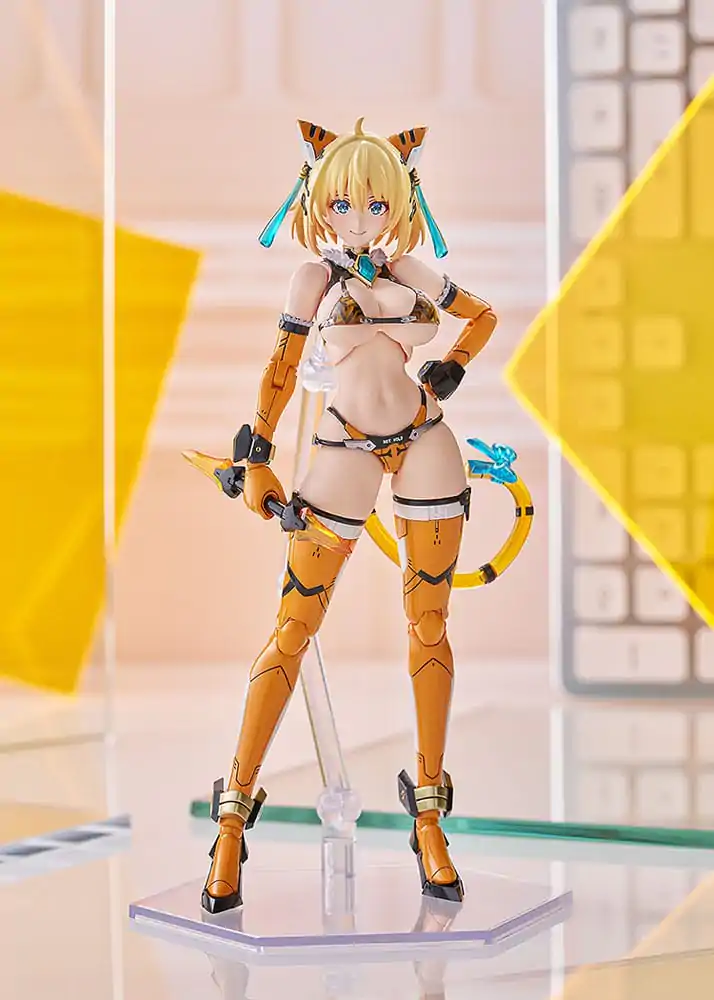Bunny Suit Planning Plastic Model Kit PLAMAX BP-02 Sophia F. Shirring Tiger Armor Ver. 16 cm product photo