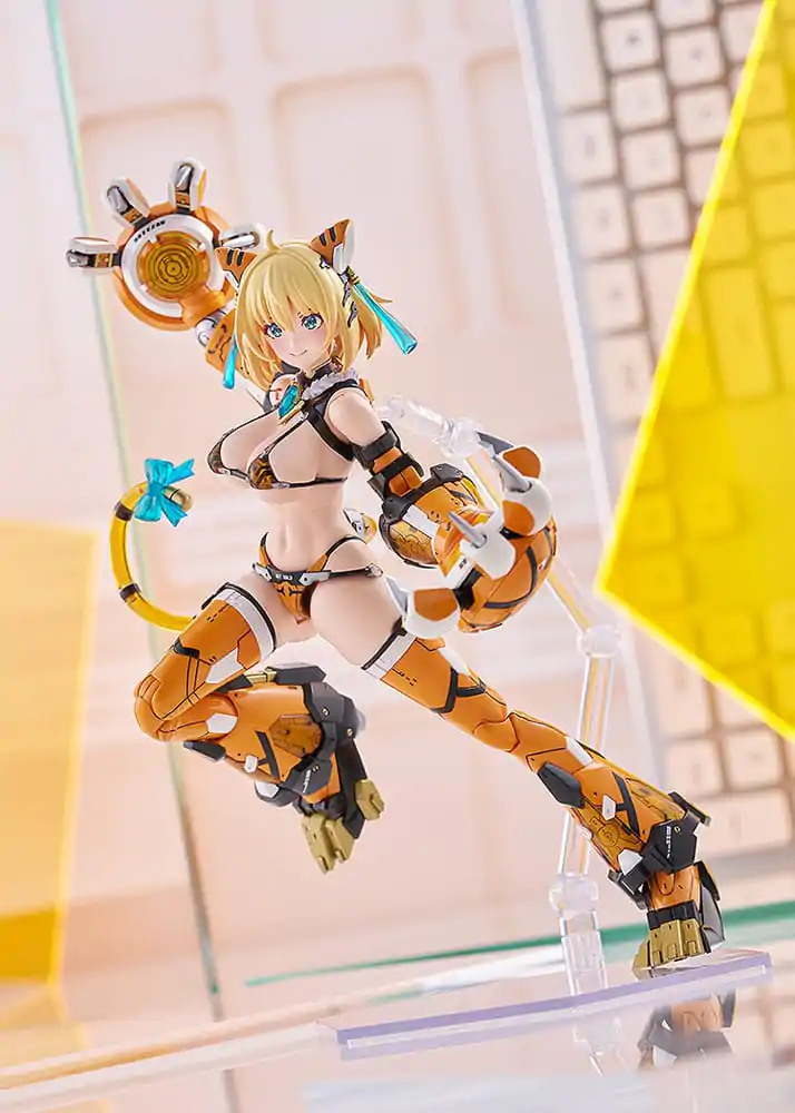 Bunny Suit Planning Plastic Model Kit PLAMAX BP-02 Sophia F. Shirring Tiger Armor Ver. 16 cm product photo