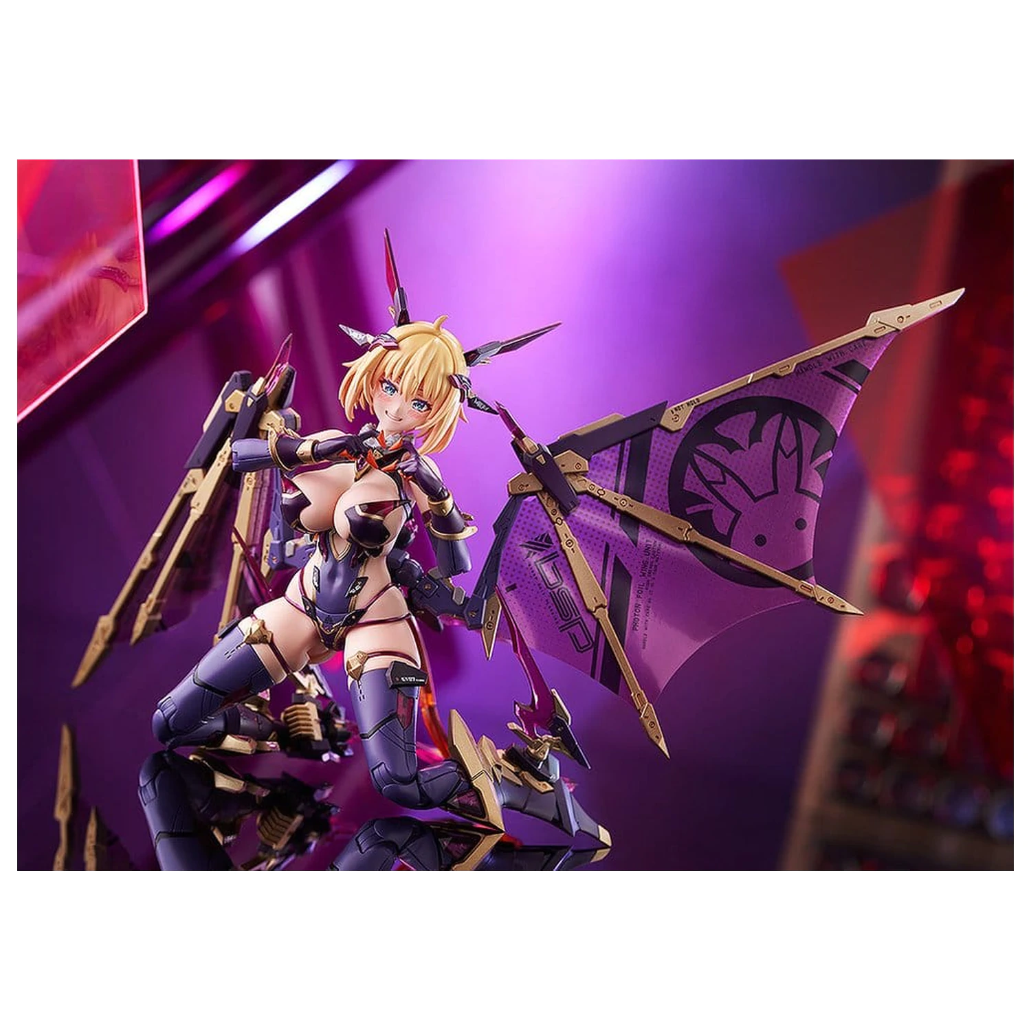 Bunny Suit Planning Plastic Model Kit PLAMAX BP-03 Sophia F. Shirring: Vampire Ver. 17 cm  product photo