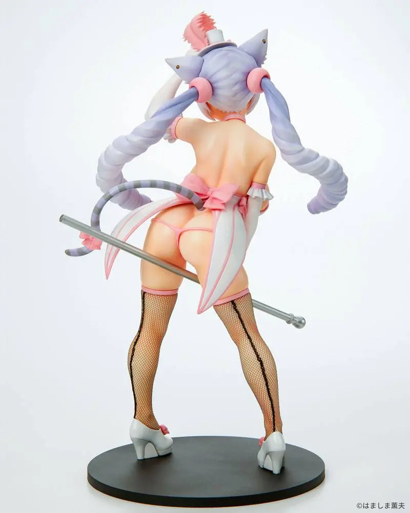 Burlesque Cat PVC Statue 1/7 Bell White Cat Ver. 25 cm product photo