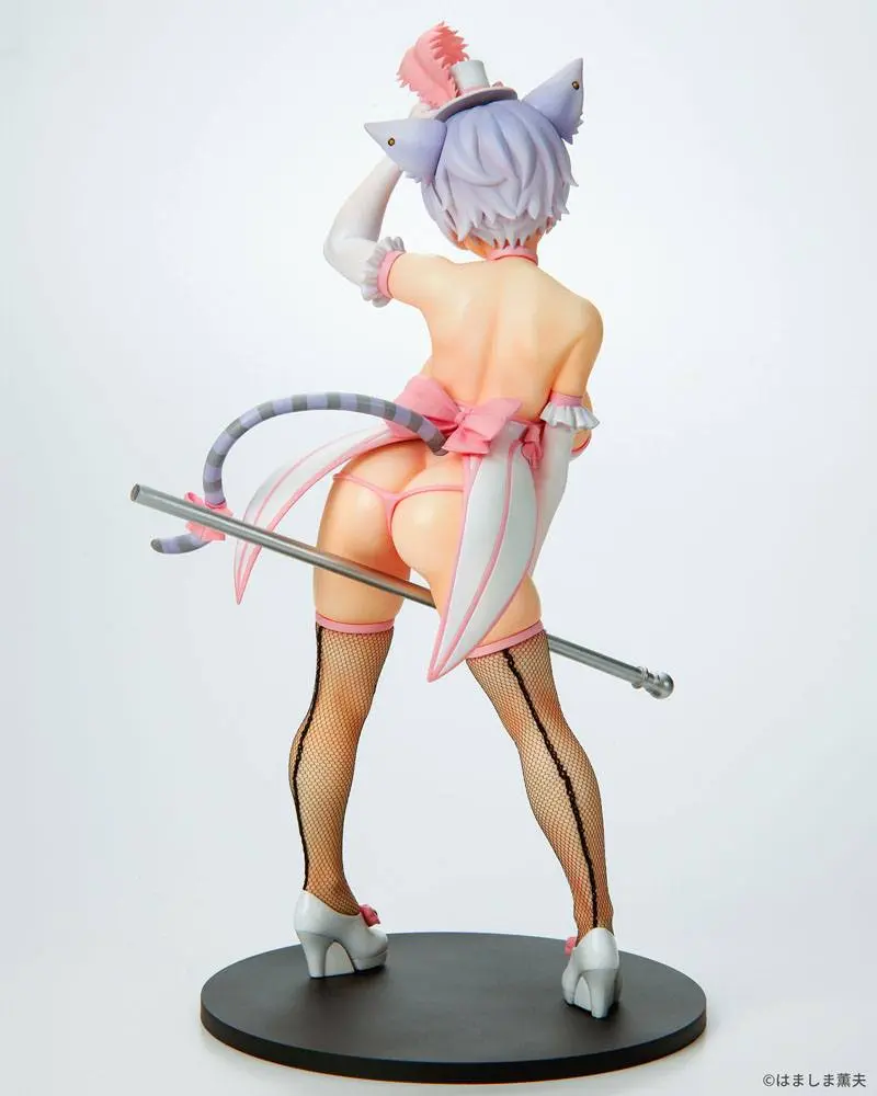 Burlesque Cat PVC Statue 1/7 Bell White Cat Ver. 25 cm product photo