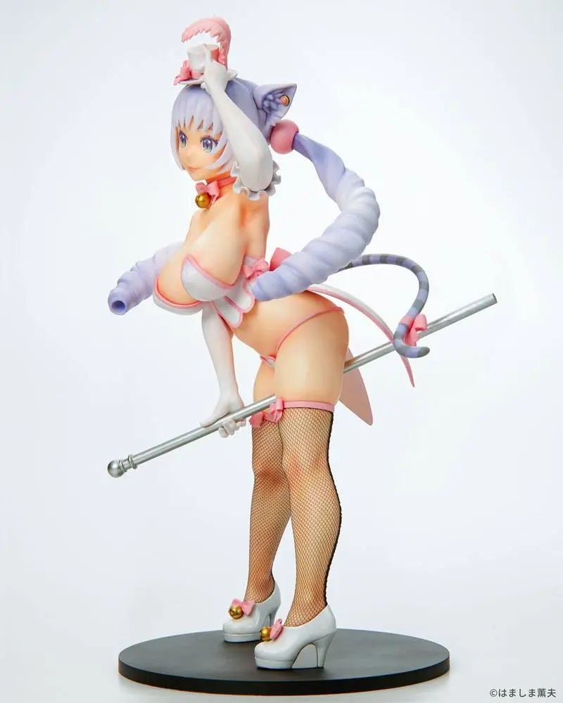 Burlesque Cat PVC Statue 1/7 Bell White Cat Ver. 25 cm product photo