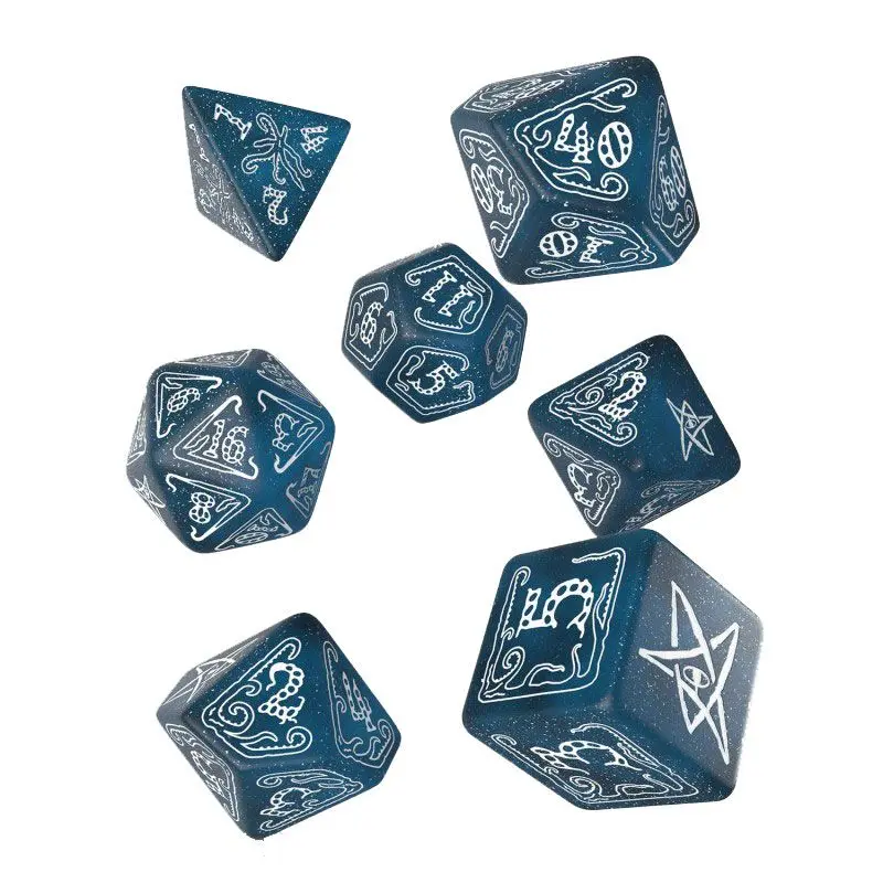 Call of Cthulhu Dice Set Abyssal & White (7) product photo