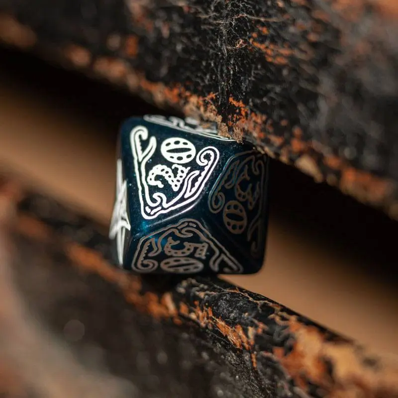 Call of Cthulhu Dice Set Abyssal & White (7) product photo