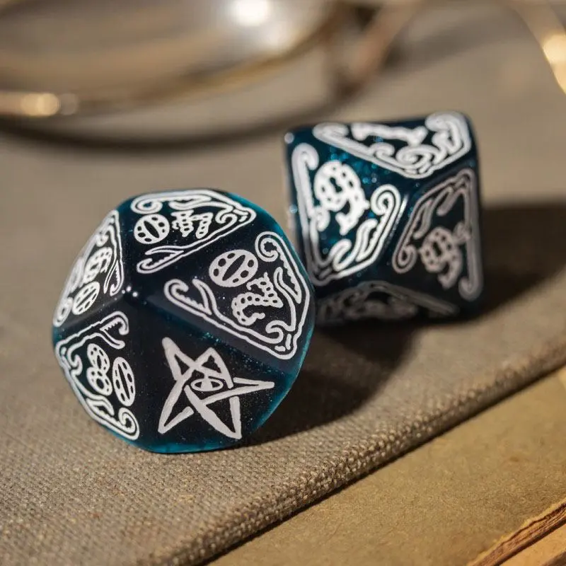 Call of Cthulhu Dice Set Abyssal & White (7) product photo