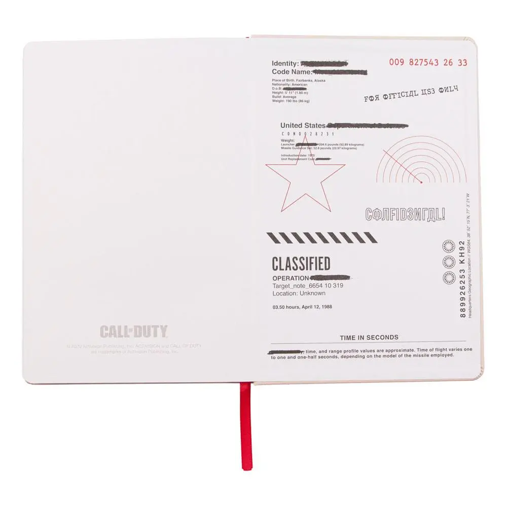 Call of Duty: Black Ops Cold War Notebook A5 Top American Soldier product photo