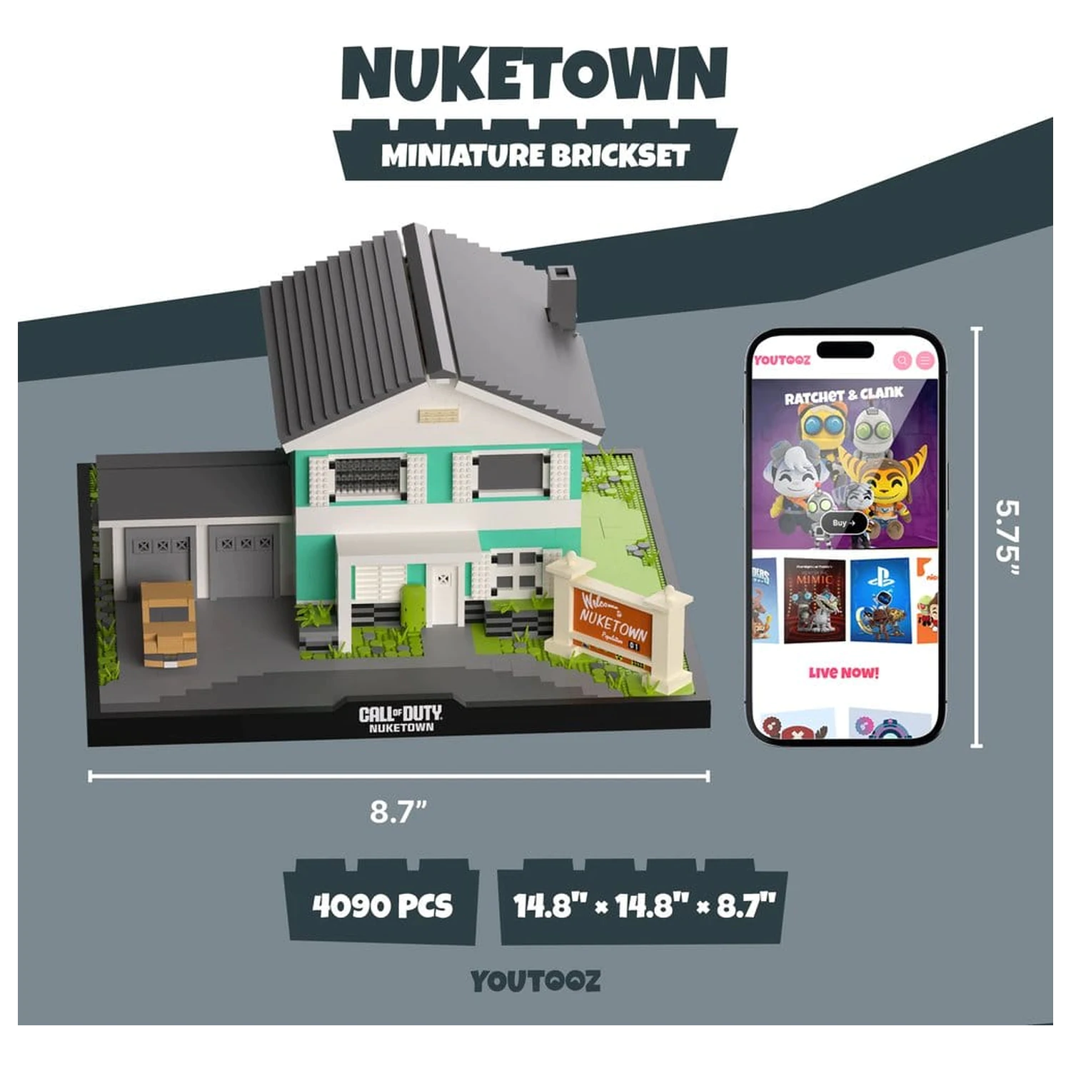 Call of Duty Construction Set Nuketown product photo