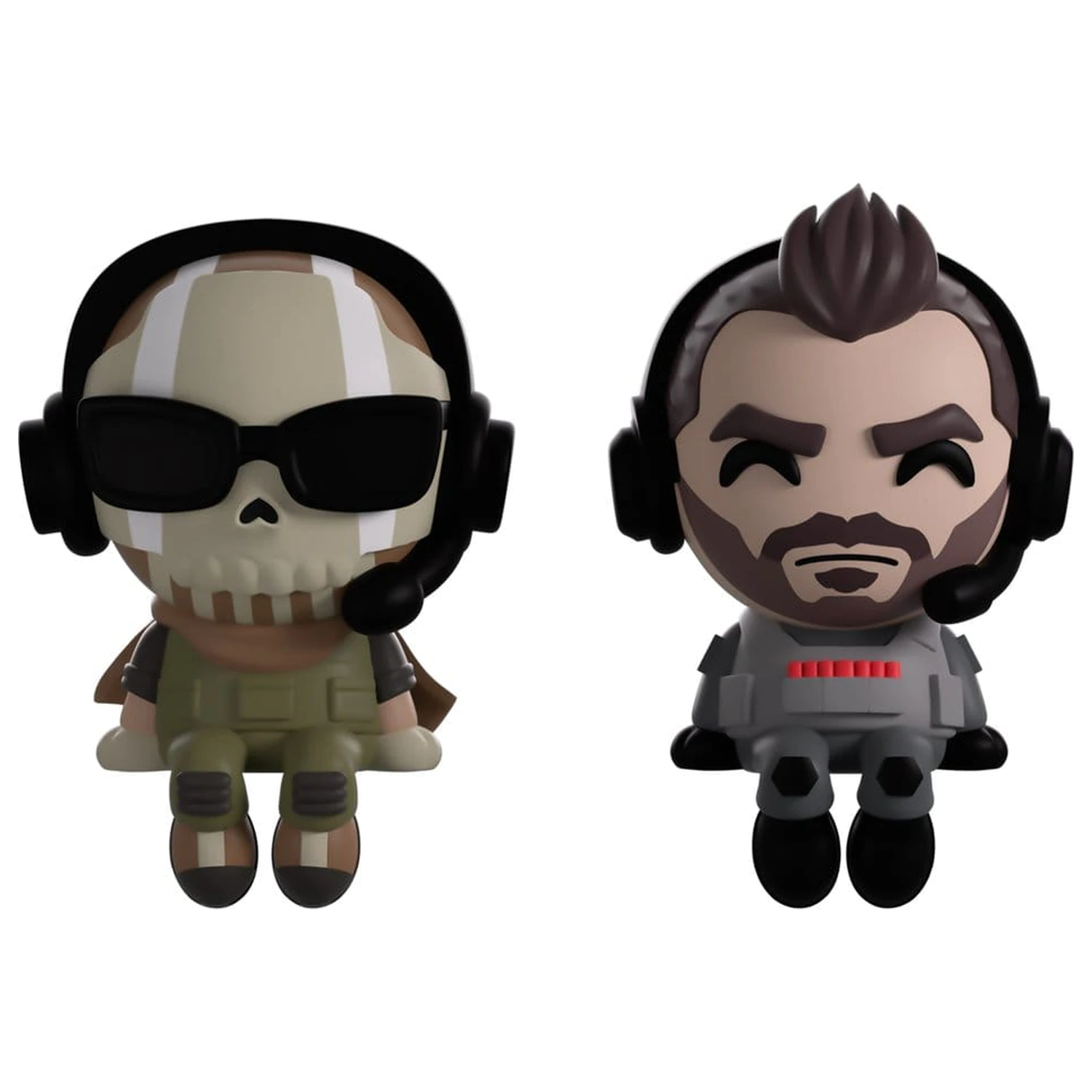 Call of Duty Vinyl Figures Ghost & Soap Monitor Buddiez 7 cm  product photo