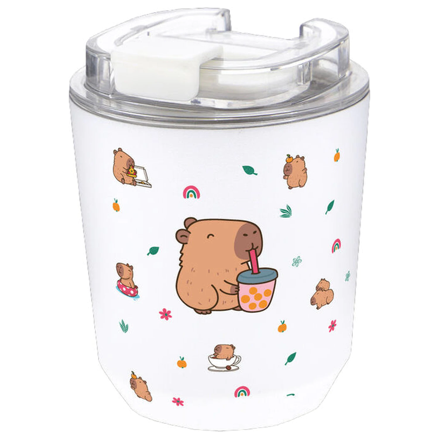 Capibara Bubble Tea Thermos flask coffee 280ml product photo