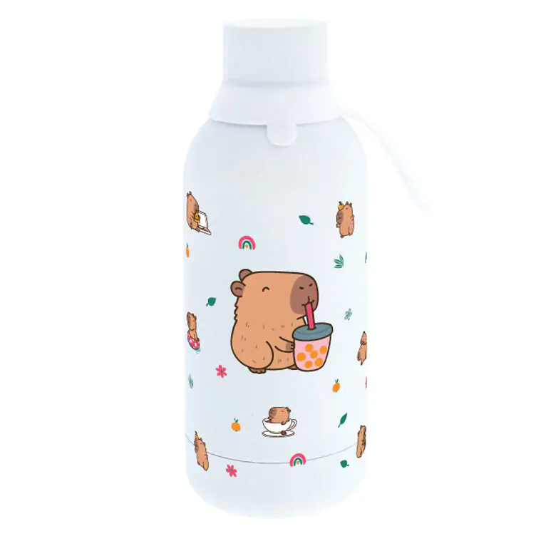 Capibara Bubble Tea Thermos bottle 500ml product photo