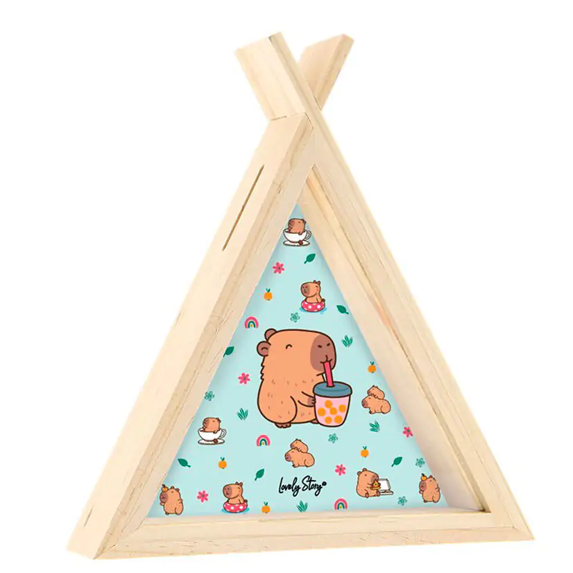 Capibara Bubble Tea Tipi Money box product photo