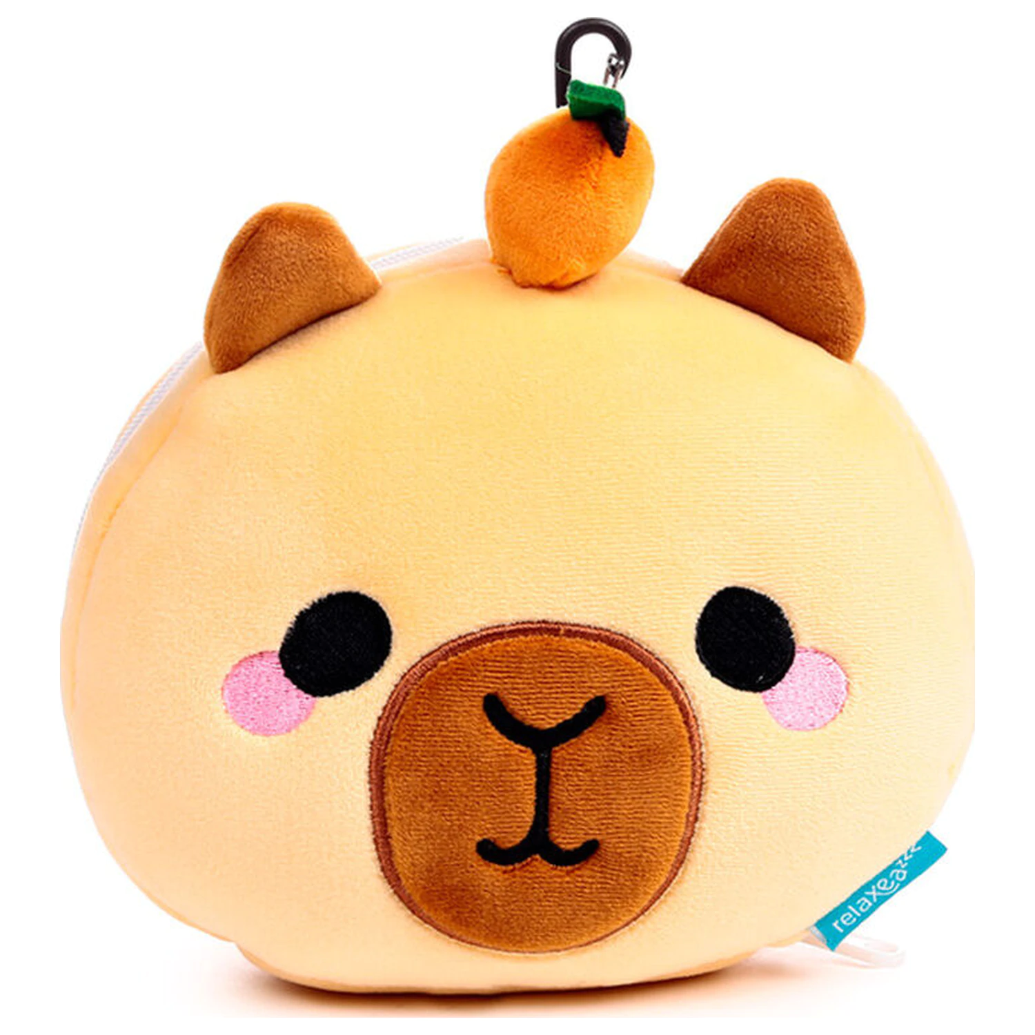 Capibara Duke Relaxeazzz travel pillow eye mask product photo