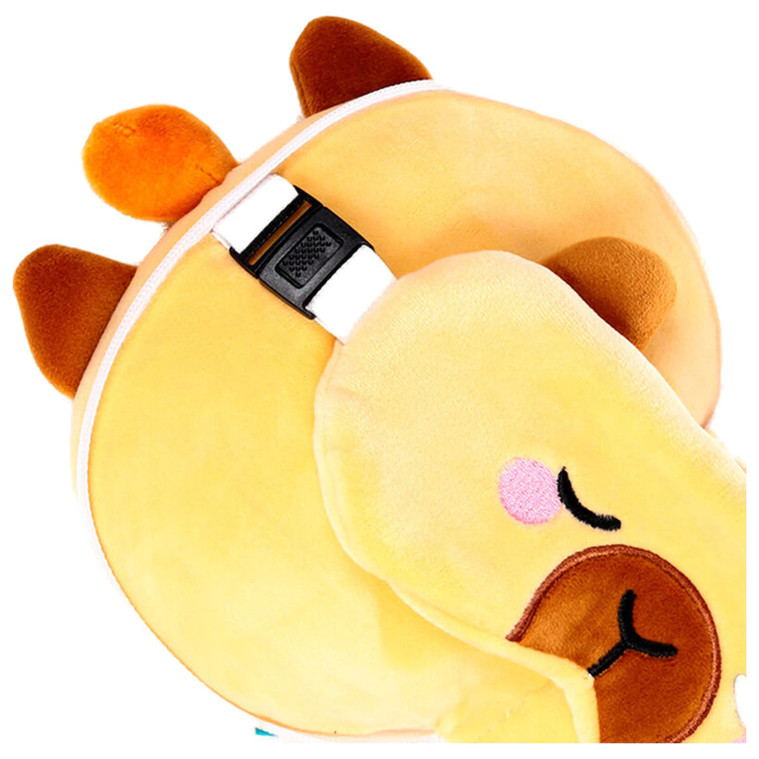 Capibara Duke Relaxeazzz travel pillow eye mask product photo