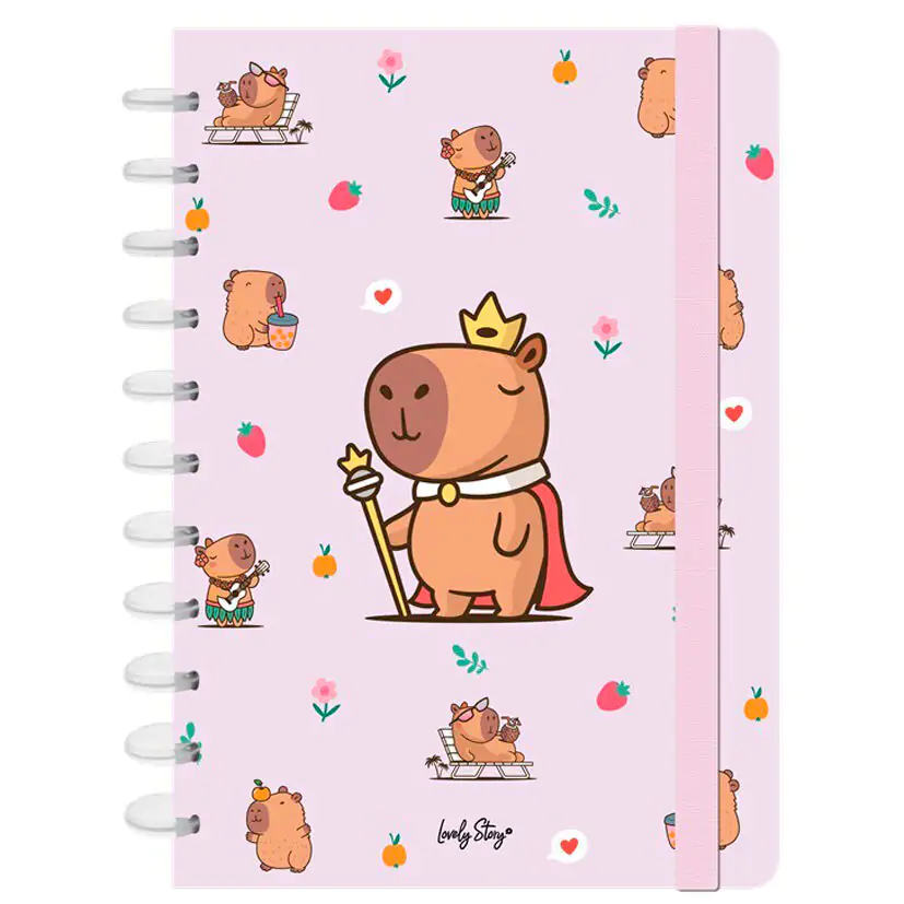 Capibara Majesty A4 notebook product photo