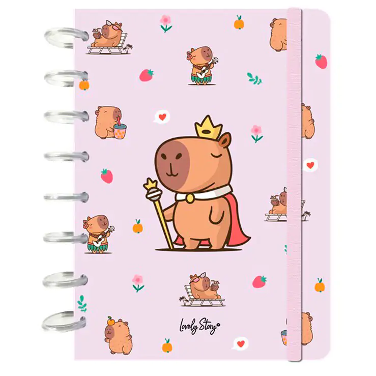 Capibara Majesty A5 notebook product photo