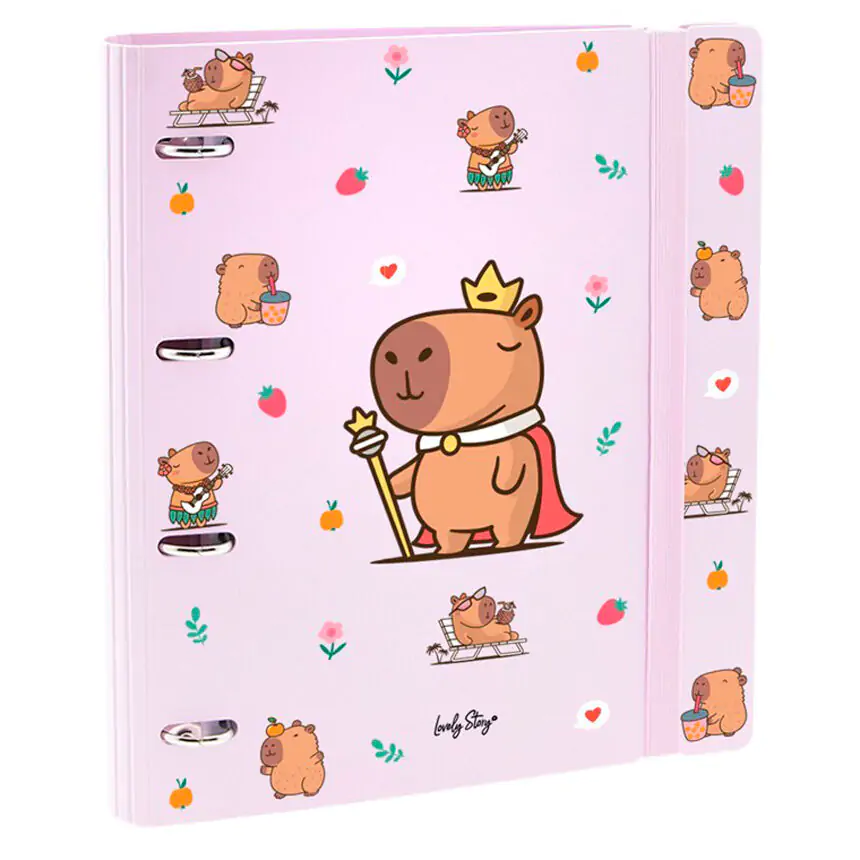 Capibara Majesty Ring binder product photo