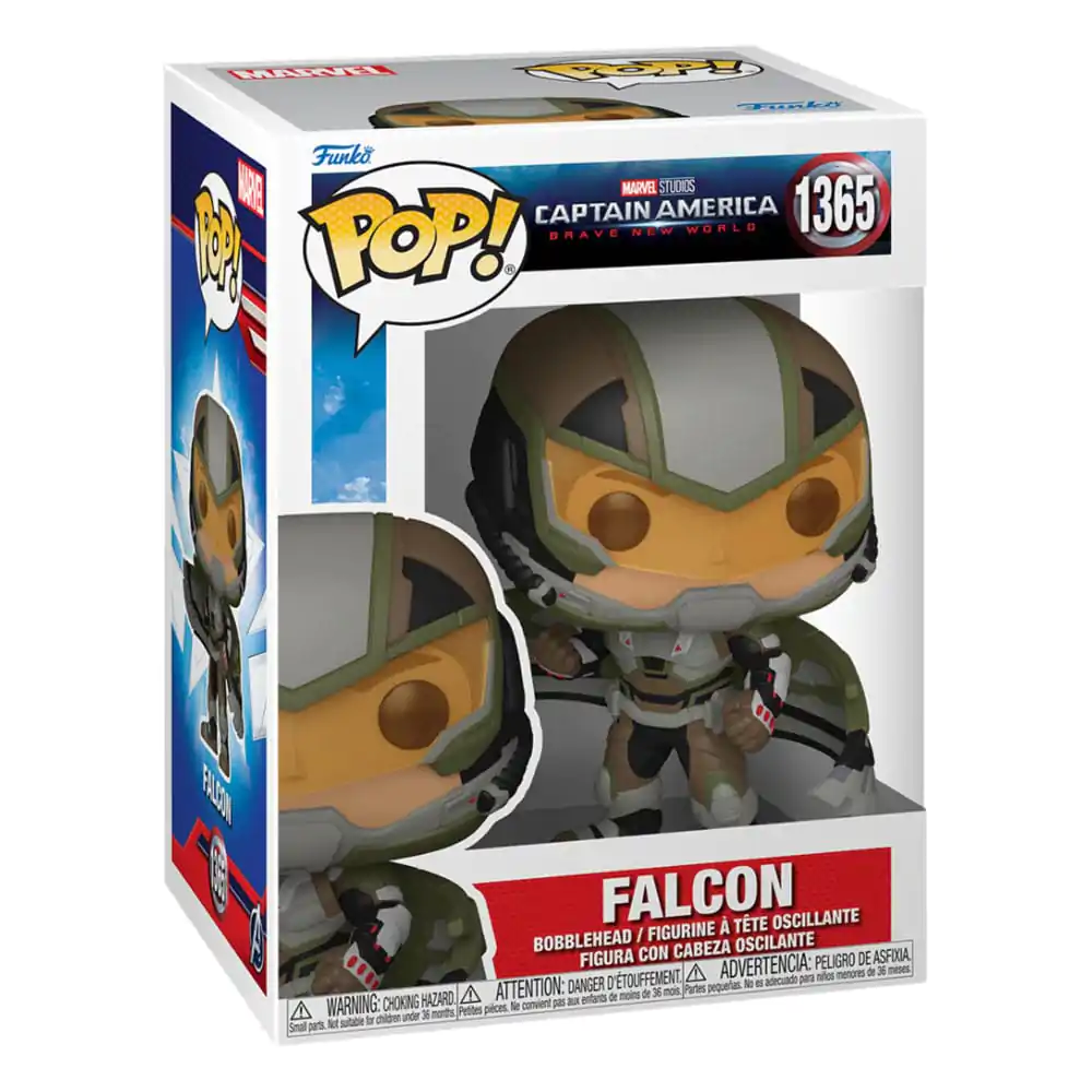 Captain America Brave New World Funko POP! Movies Vinyl Figure Falcon 9 cm termékfotó