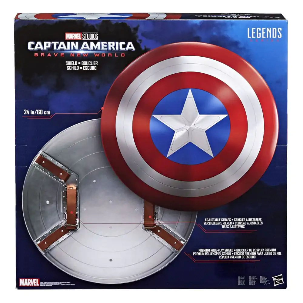 Captain America: Brave New World Marvel Legends Premium Role-Play Shield 60 cm product photo