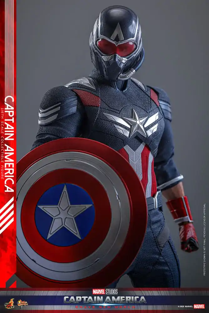 Captain America: Brave New World Movie Masterpiece Action Figure 1/6 Captain America 30 cm product photo