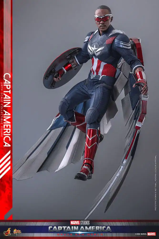 Captain America: Brave New World Movie Masterpiece Action Figure 1/6 Captain America 30 cm product photo