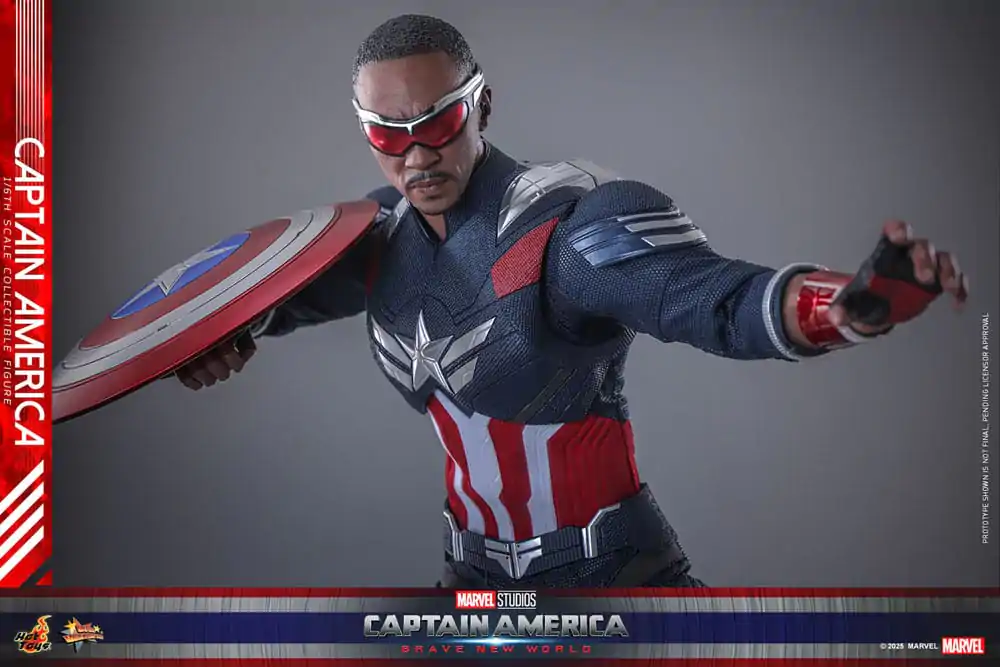 Captain America: Brave New World Movie Masterpiece Action Figure 1/6 Captain America 30 cm product photo