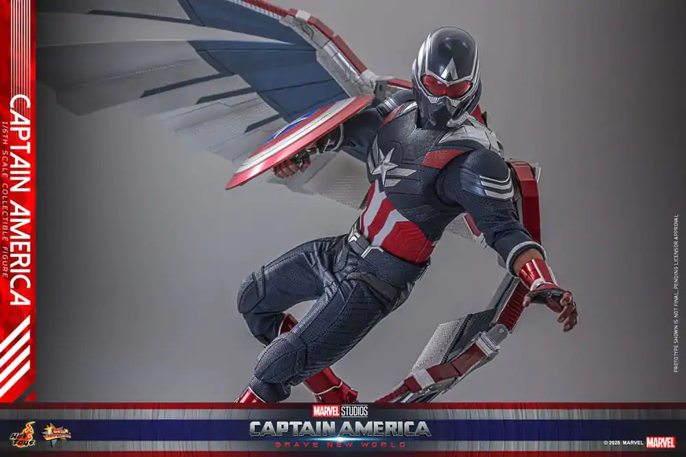 Captain America: Brave New World Movie Masterpiece Action Figure 1/6 Captain America 30 cm product photo