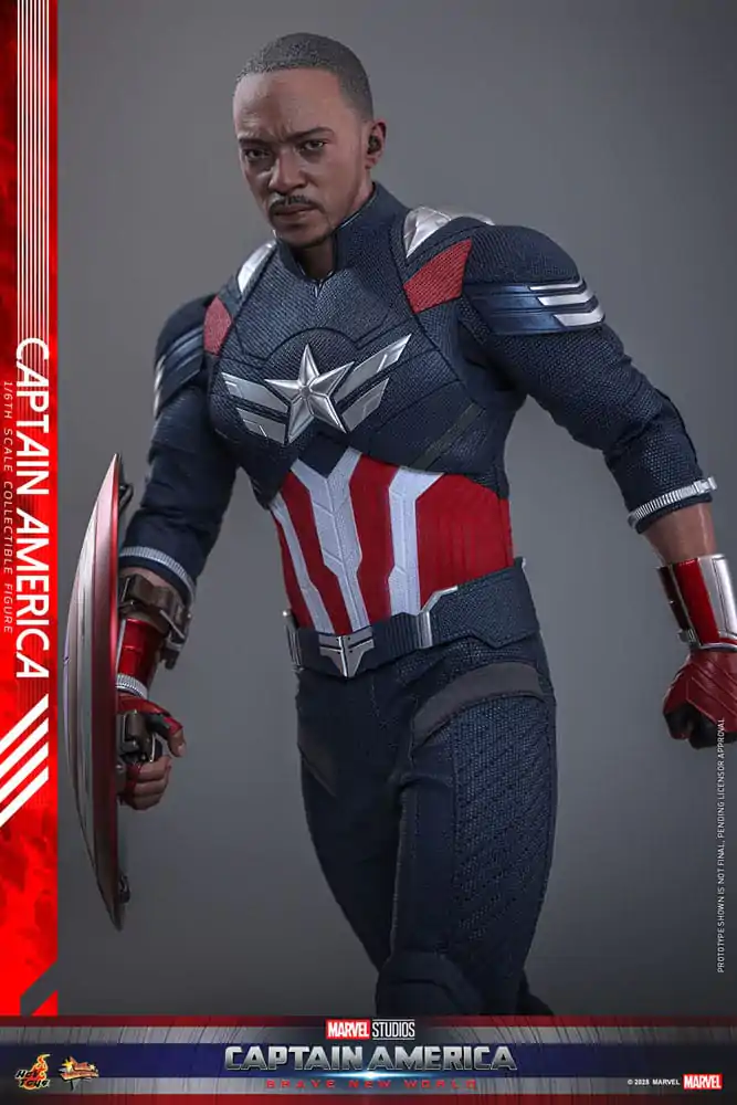 Captain America: Brave New World Movie Masterpiece Action Figure 1/6 Captain America 30 cm product photo