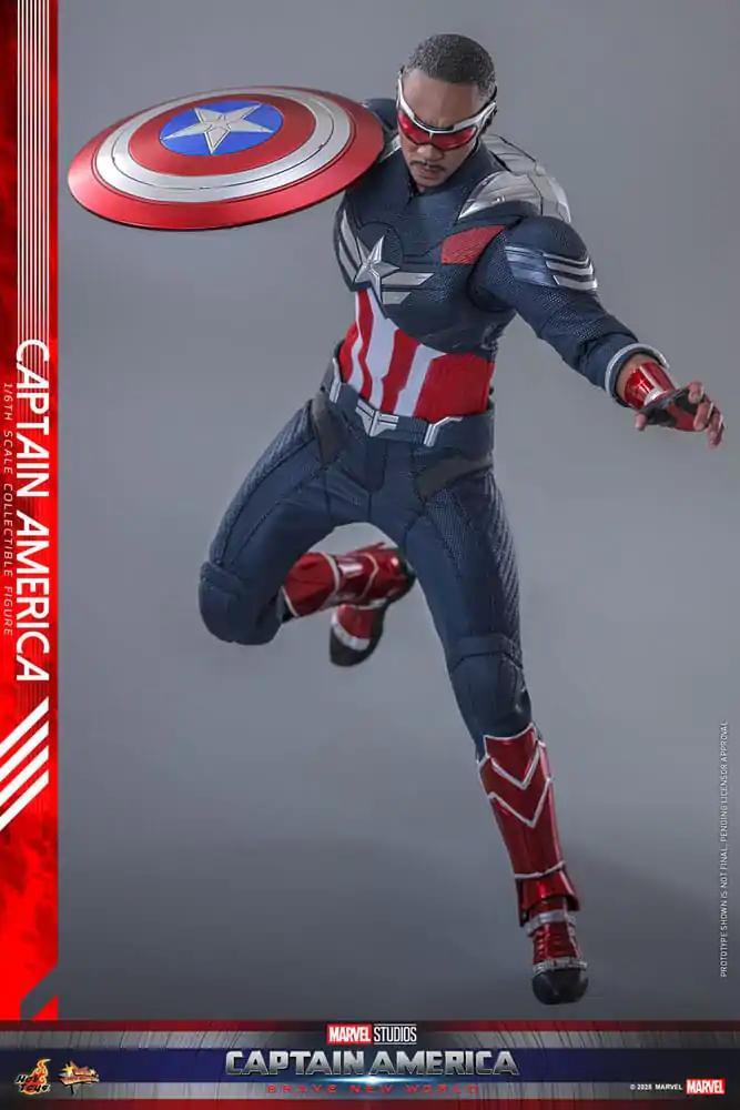 Captain America: Brave New World Movie Masterpiece Action Figure 1/6 Captain America 30 cm product photo