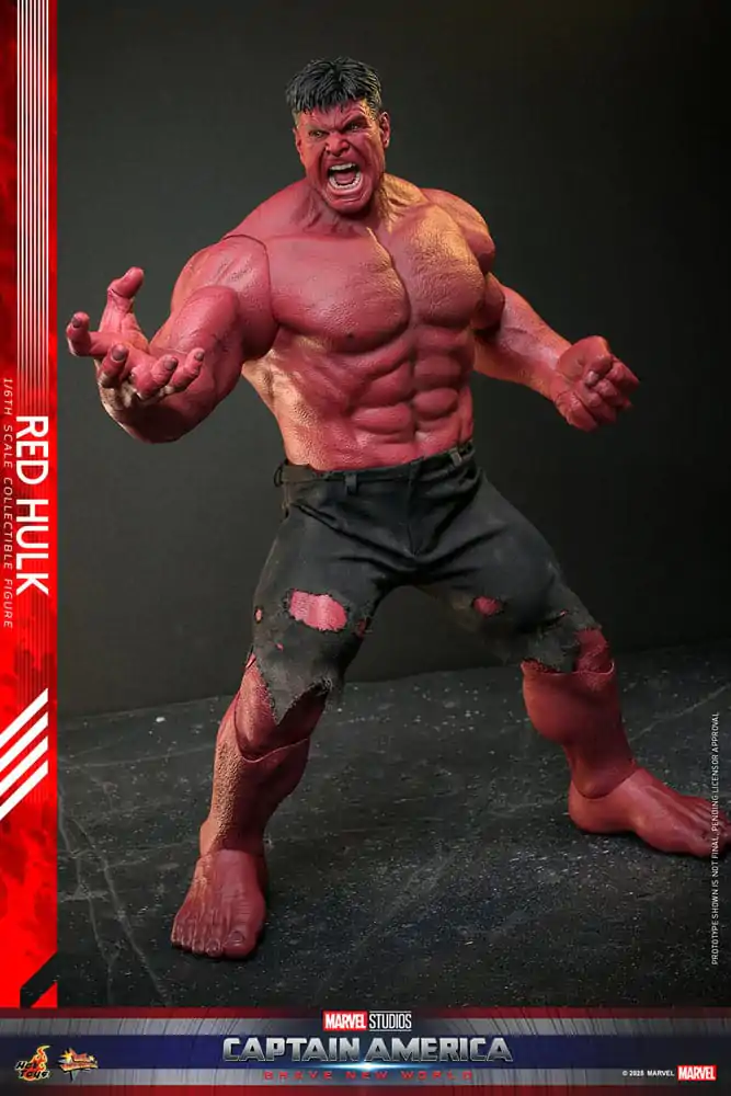 Captain America: Brave New World Movie Masterpiece Action Figure 1/6 Red Hulk 47 cm product photo