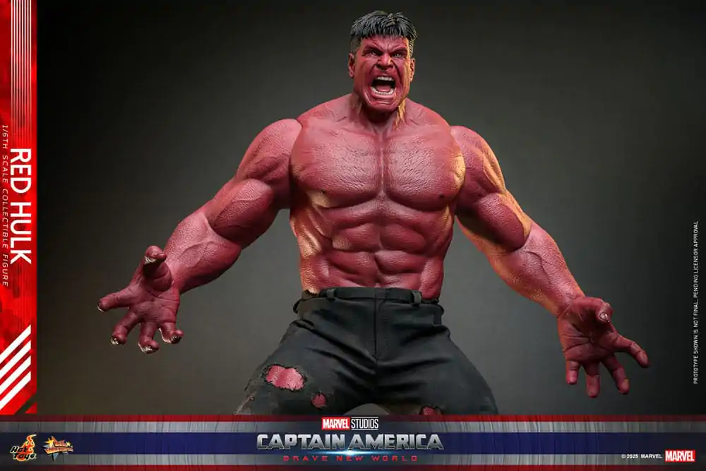 Captain America: Brave New World Movie Masterpiece Action Figure 1/6 Red Hulk 47 cm product photo