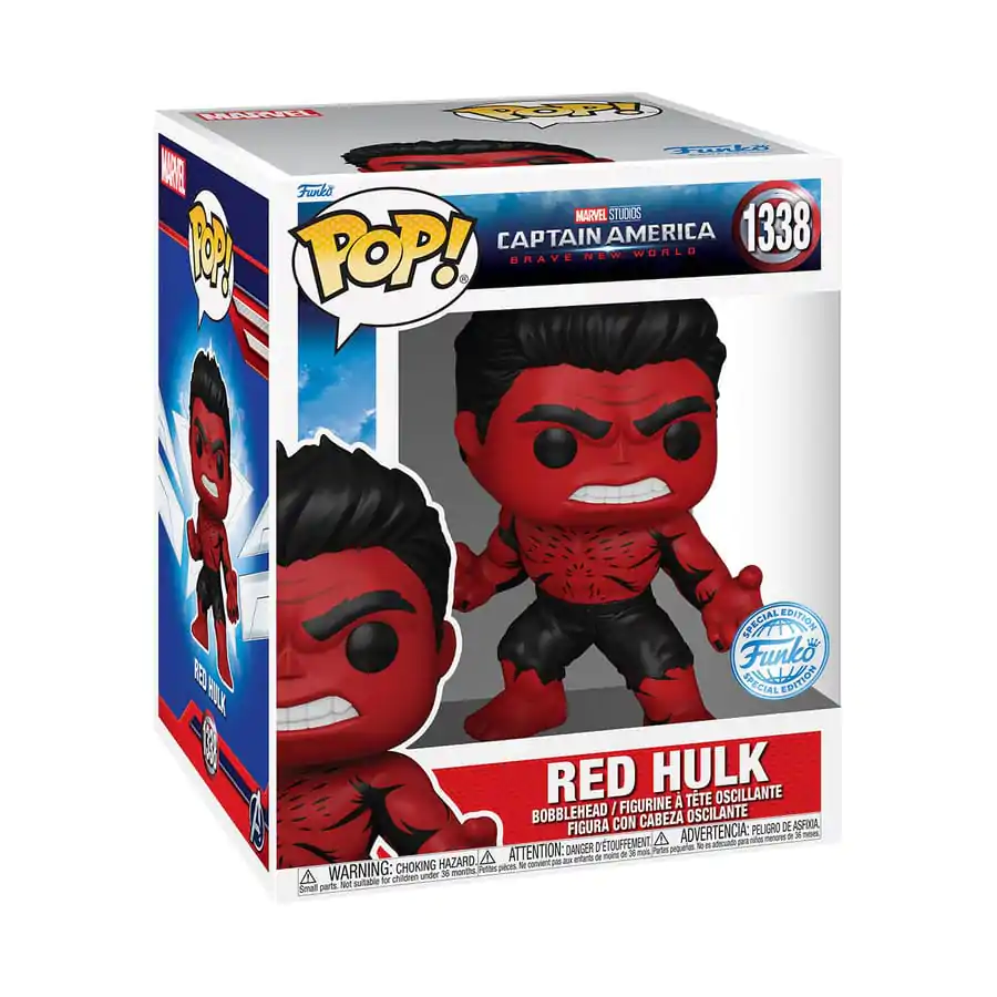 Captain America: Brave New World Super Sized Funko POP! Marvel Vinyl Figure Red Hulk (Retro) 15 cm product photo