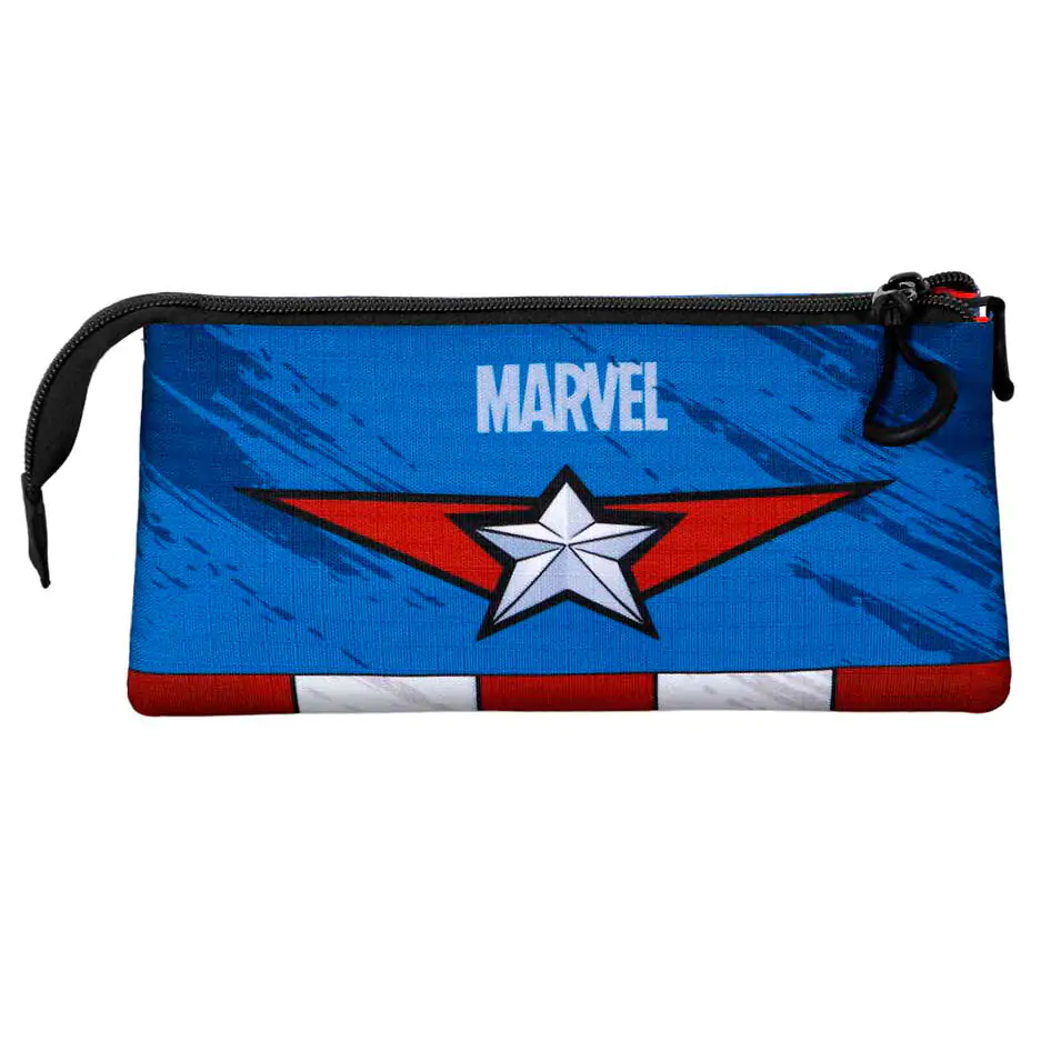 Marvel Captain America Gears triple pencil case product photo