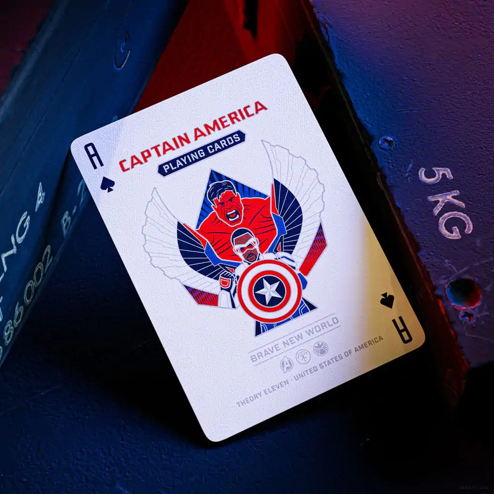 Captain America Playing Cards Patriotic Design product photo