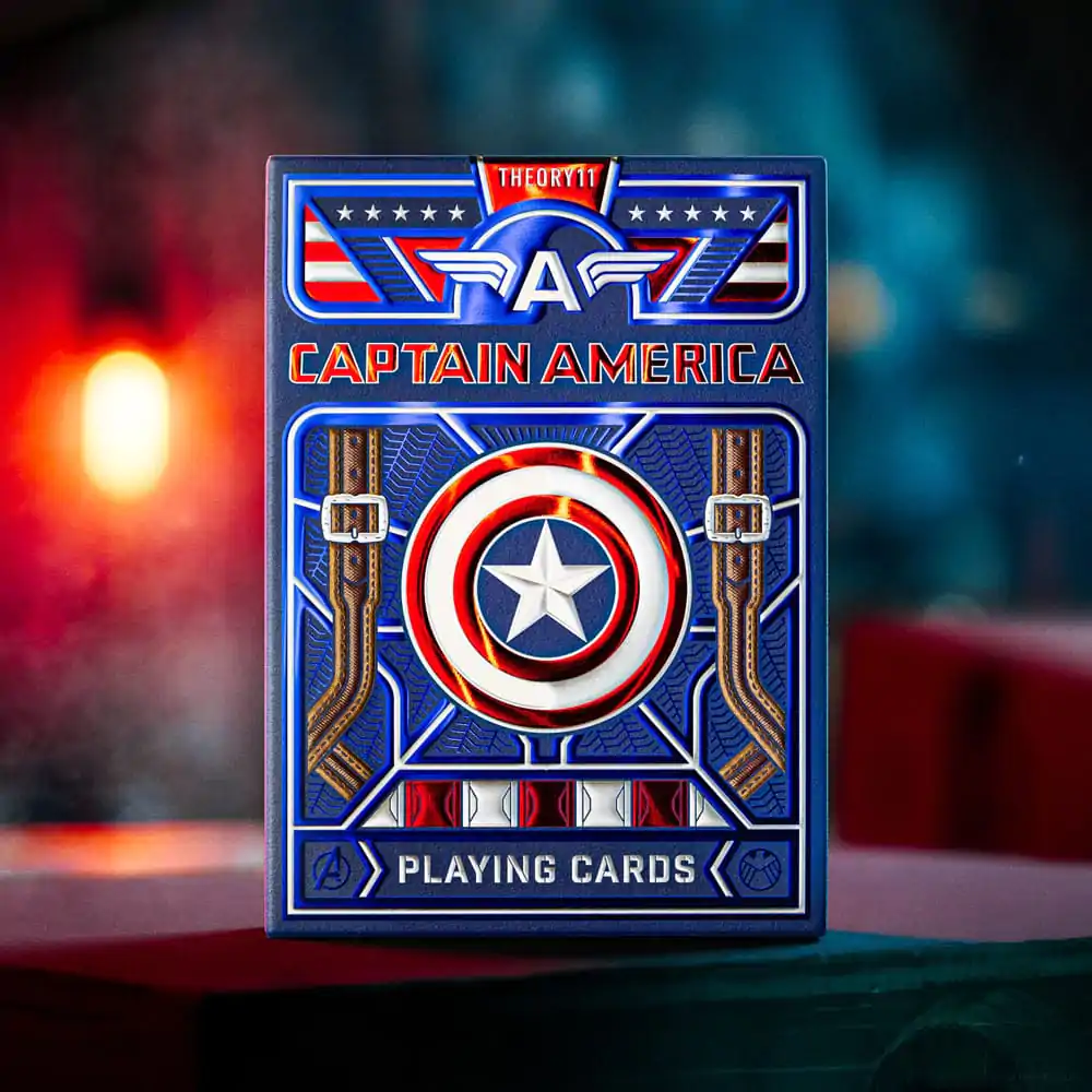 Captain America Playing Cards Patriotic Design product photo