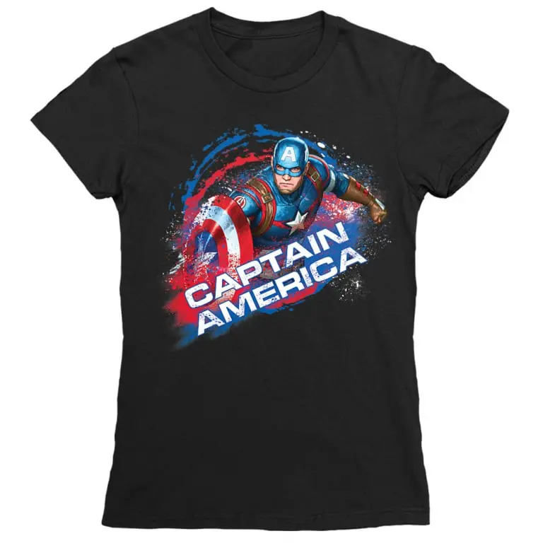 Captain America women's T-shirt termékfotó