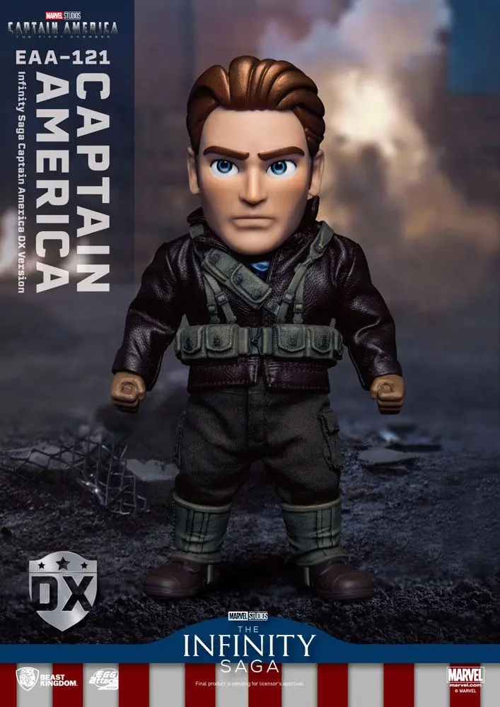 Captain America: The First Avenger Egg Attack Action Action Figure Captain America DX Version 17 cm termékfotó